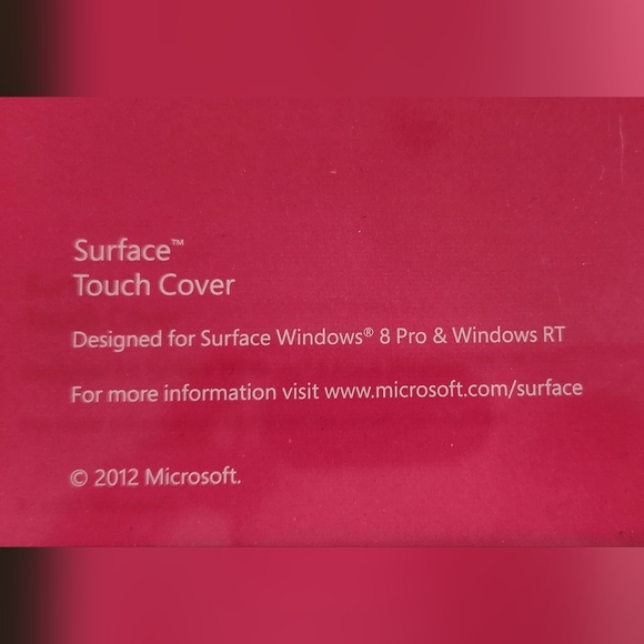 Microsoft Surface touch pink keyboard NEW HTF windows 8 surface - Picture 4 of 6